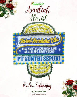 Papan Bunga Duka di Winangun Satu